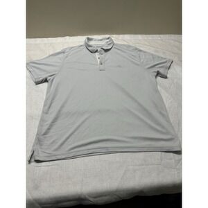 Tommy Bahama Golf Shirt Polo Paradise Cove Striped XL TG  Gray Polyester